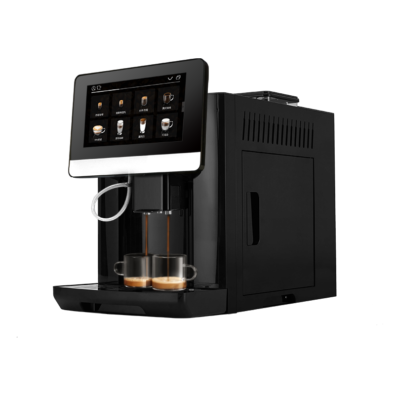 Automatic Coffee Machine with Milk Frother & One-Touch Brewing | Espresso & Cappuccino Maker for Home & Office