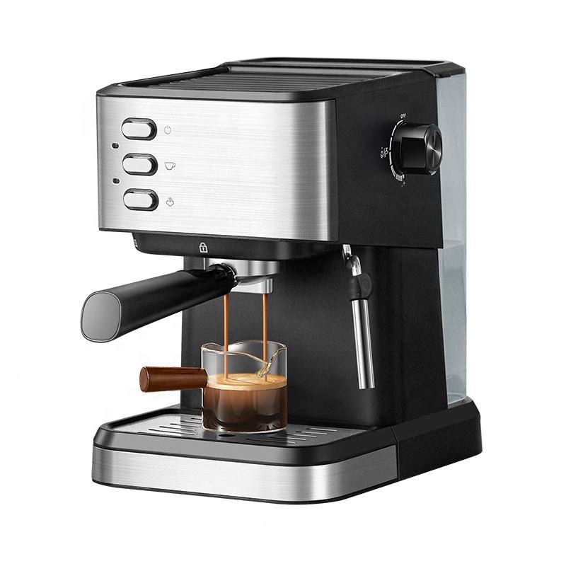 Automatic Coffee Machine with Milk Frother & One-Touch Brewing | Espresso & Cappuccino Maker for Home & Office
