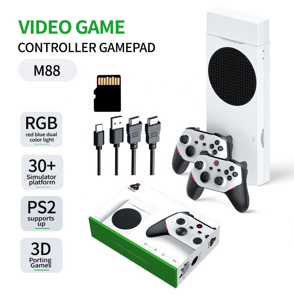 Portable Gaming Console with Built-in Games & Dual Controllers | HDMI Support for TV & Handheld Play