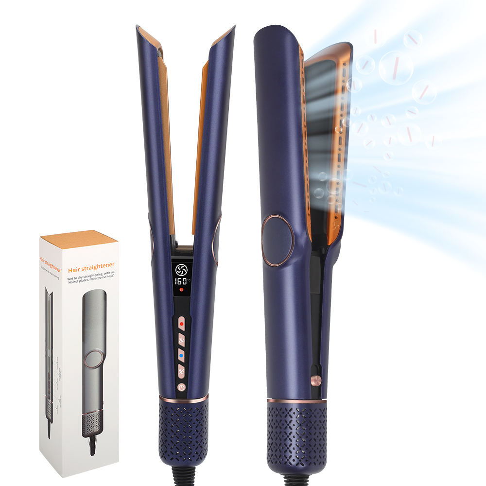 Professional Hair Straightener with Ceramic Plates & Temperature Control | Fast Heating Flat Iron for Smooth & Shiny Hair