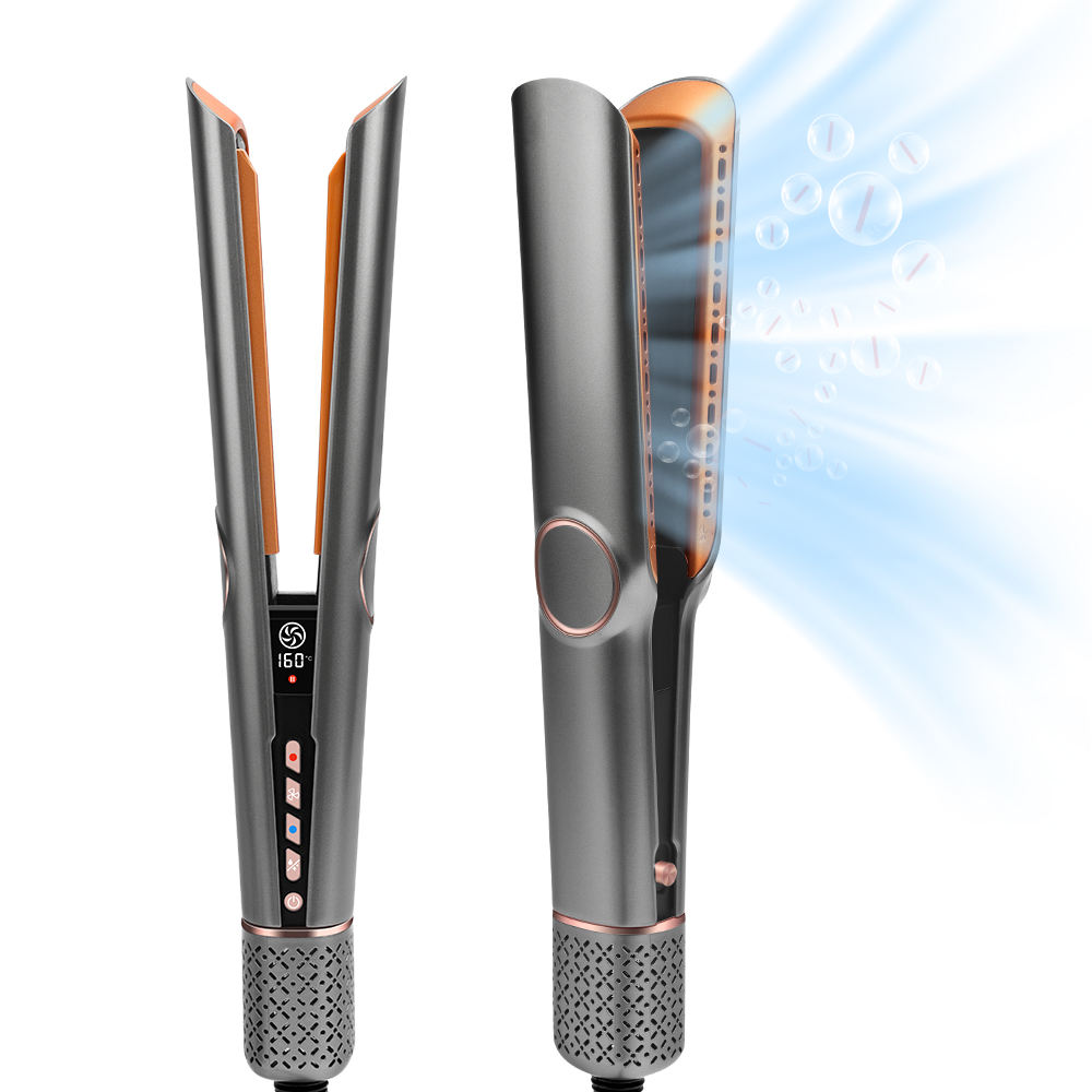 Professional Hair Straightener with Ceramic Plates & Temperature Control | Fast Heating Flat Iron for Smooth & Shiny Hair