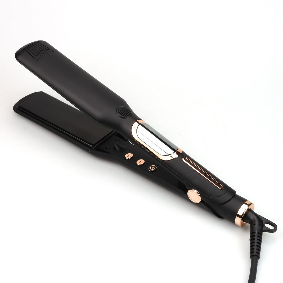 Professional Hair Straightener with Ceramic Plates & Temperature Control | Fast Heating Flat Iron for Smooth & Shiny Hair