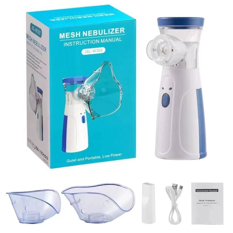 Portable Nebulizer Machine for Adults & Kids | Compressor Steam Inhaler for Asthma, Cold & Respiratory Relief