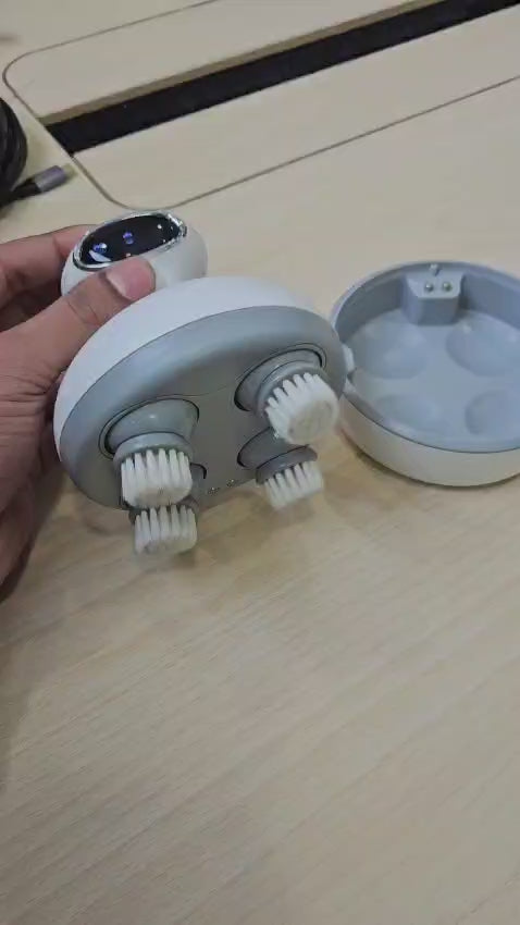 Electric Multi-Functional Scalp Massager | Waterproof Vibration & Kneading Head Massager for Relaxation & Hair Care