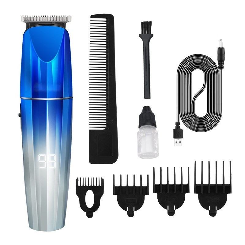 Rechargeable Beard & Hair Trimmer with Stainless Steel Blades | Cordless Grooming Kit for Men with Adjustable Settings