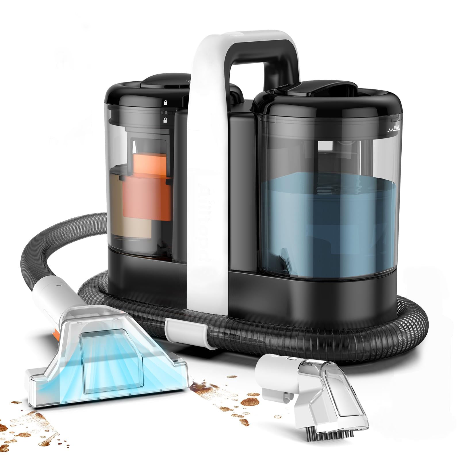 Powerful Vacuum Cleaner with HEPA Filter & Strong Suction | Portable Handheld & Wet-Dry Home Cleaning Machine